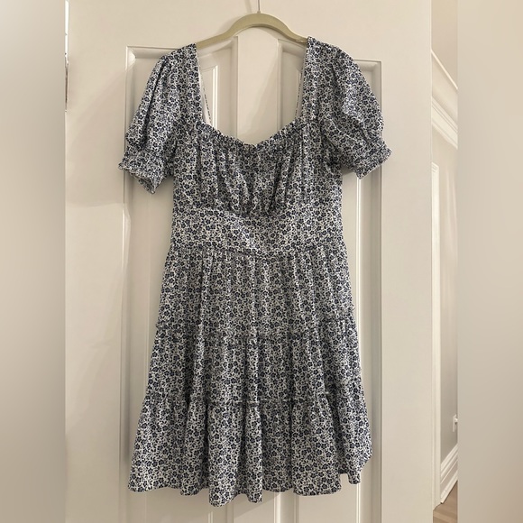 Altar’d State Benton Blue Floral Mini Dress - Picture 2 of 6